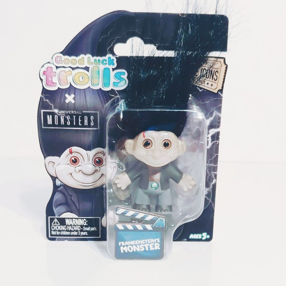 Good Luck Trolls X Universal Monsters Frankensteins Monster Figure Toy